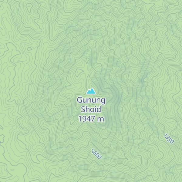 Map of Gunung Shoid