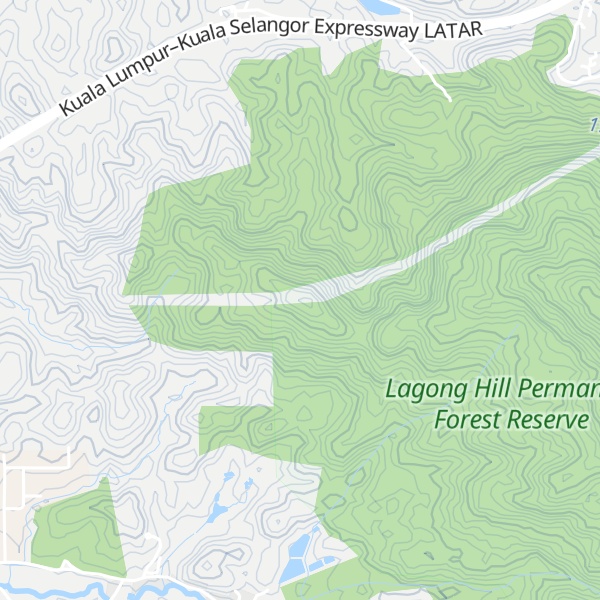 Map of Bukit Hulu Muncung