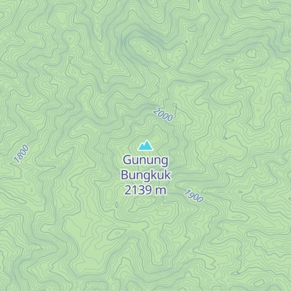Map of Gunung Bungkuk