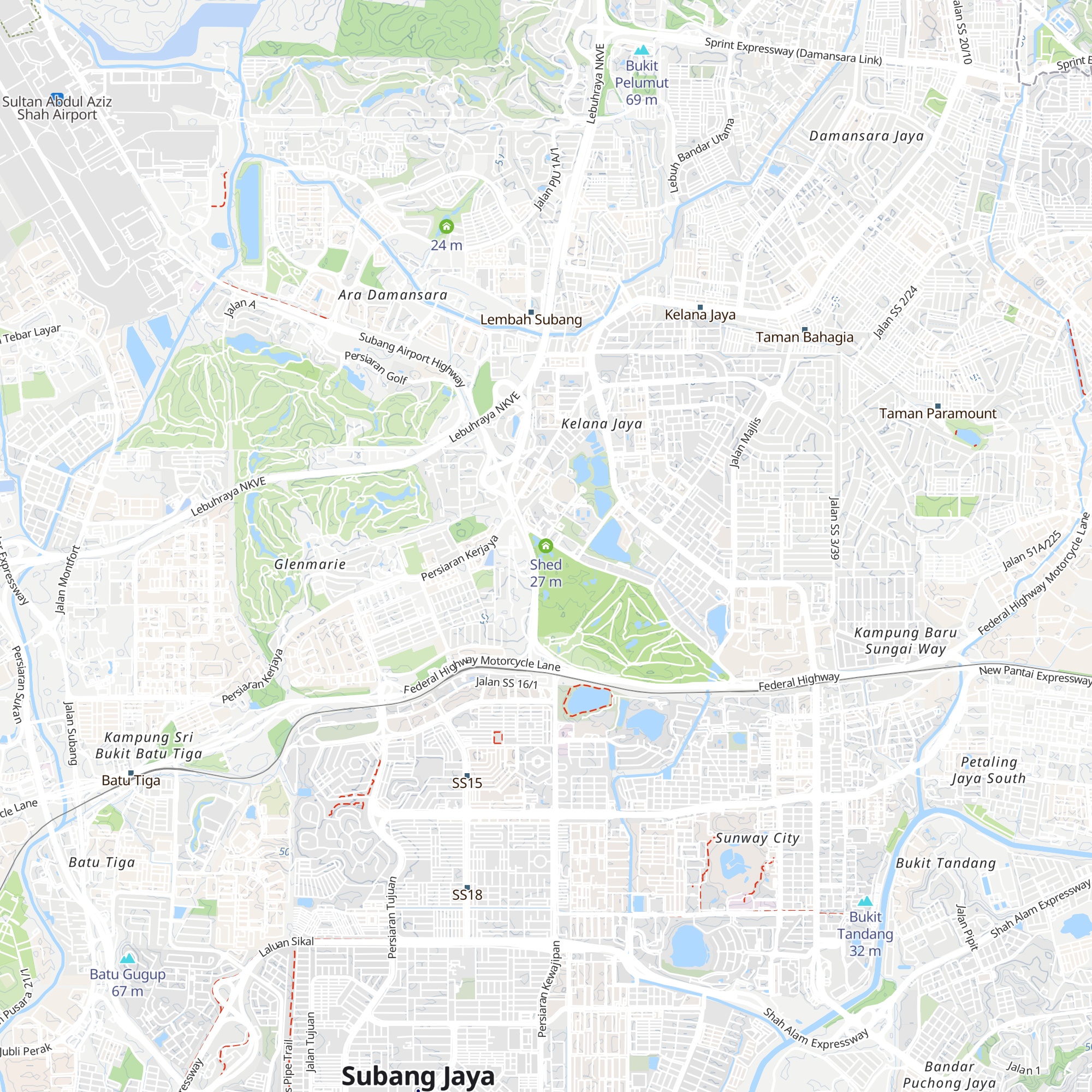 Shed map