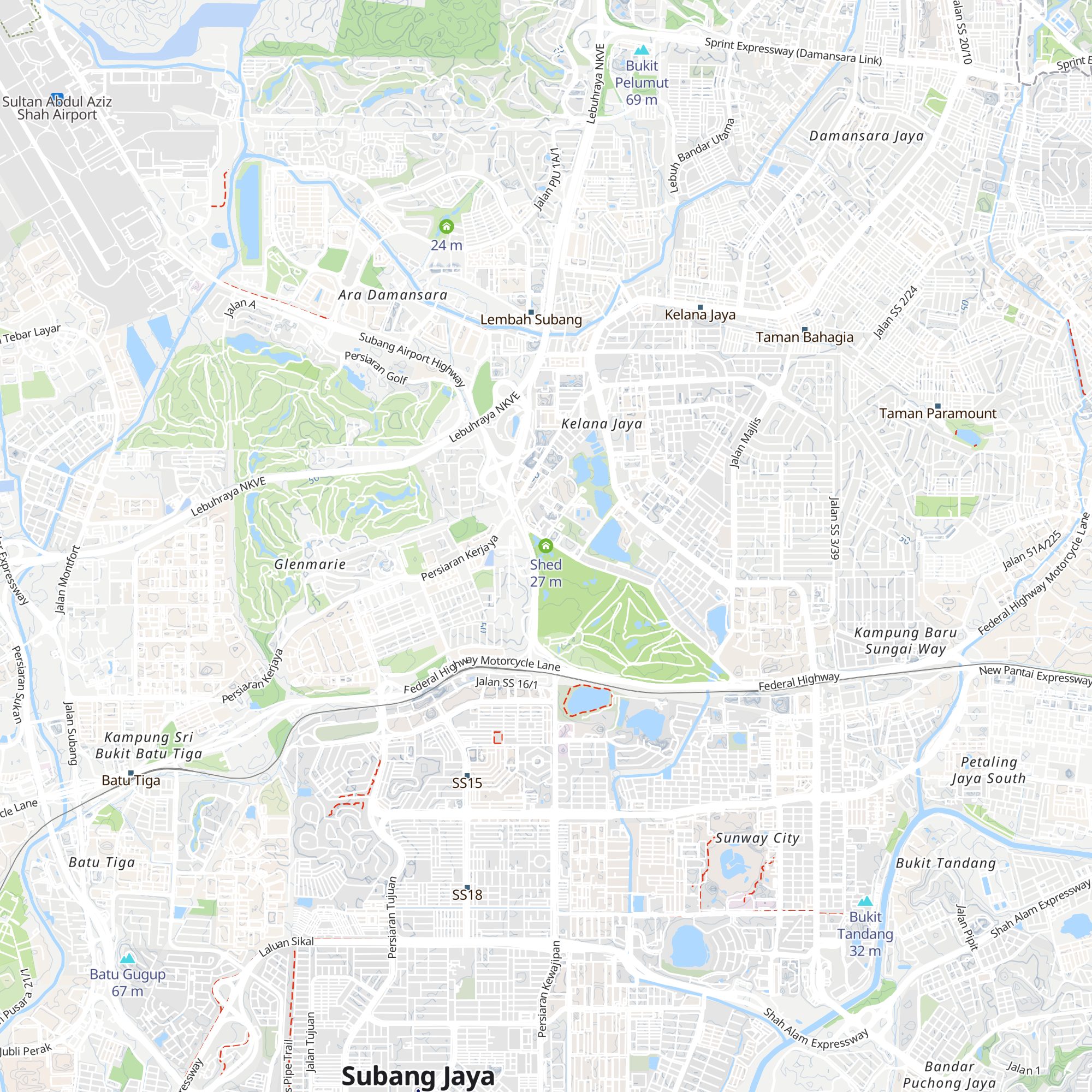 Shed map