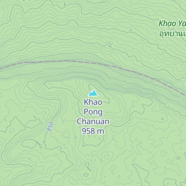 Map of Khao Pong Chanuan