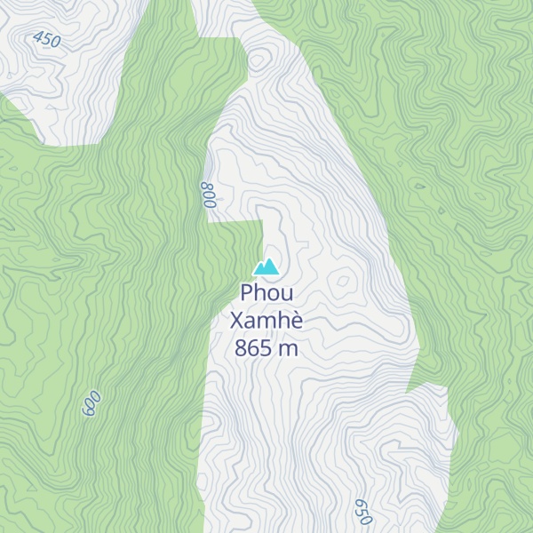 Map of Phou Xamhè