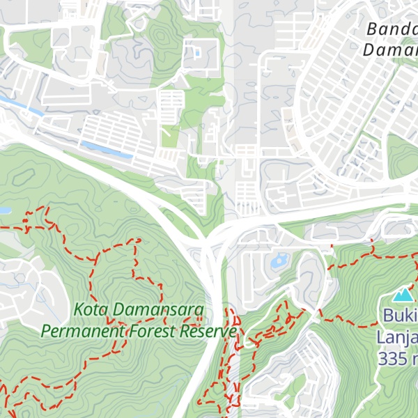 Map of Bukit Permatang Resam