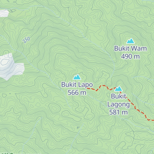 Map of Bukit Lapo
