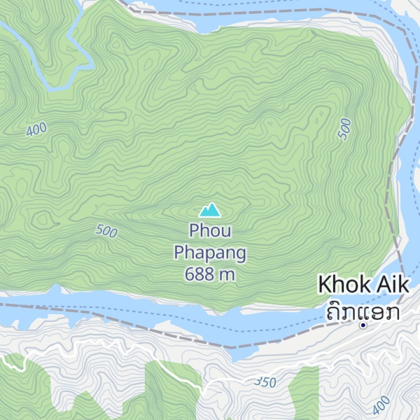 Map of Phou Phapang