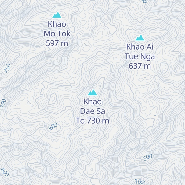 Map of Khao Dae Sa To