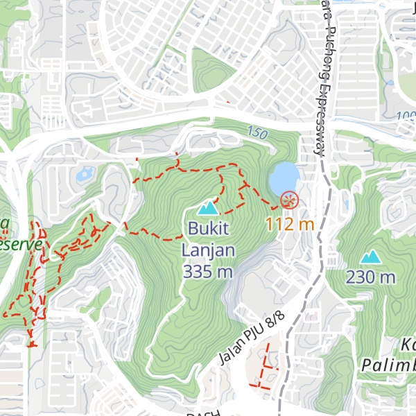 Map of Bukit Lanjan