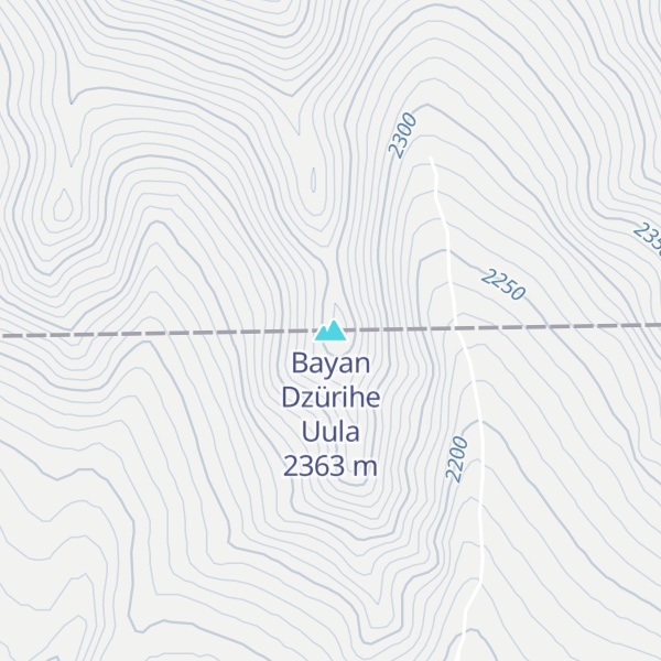 Map of Bayan Dzürihe Uula