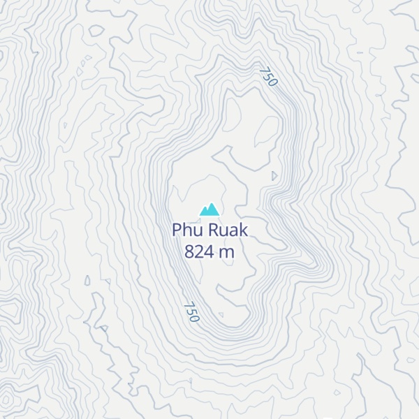 Map of Phu Ruak