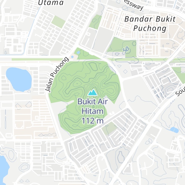 Map of Bukit Air Hitam