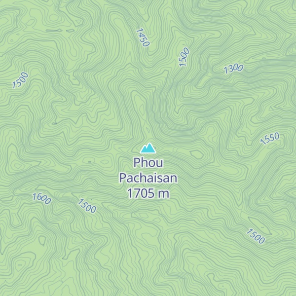 Map of Phou Pachaisan