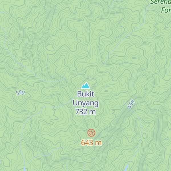 Map of Bukit Unyang