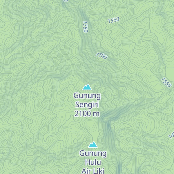 Map of Gunung Sengiri