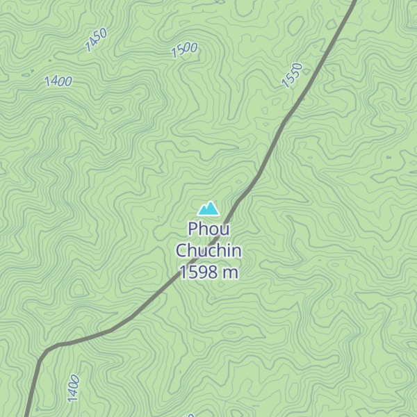 Map of Phou Chuchin