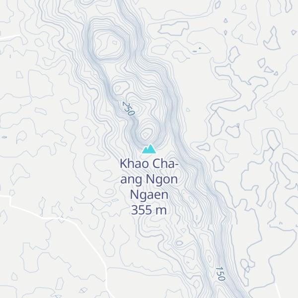 Map of Khao Cha-ang Ngon Ngaen