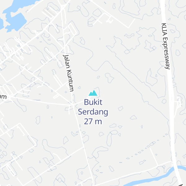 Map of Bukit Serdang