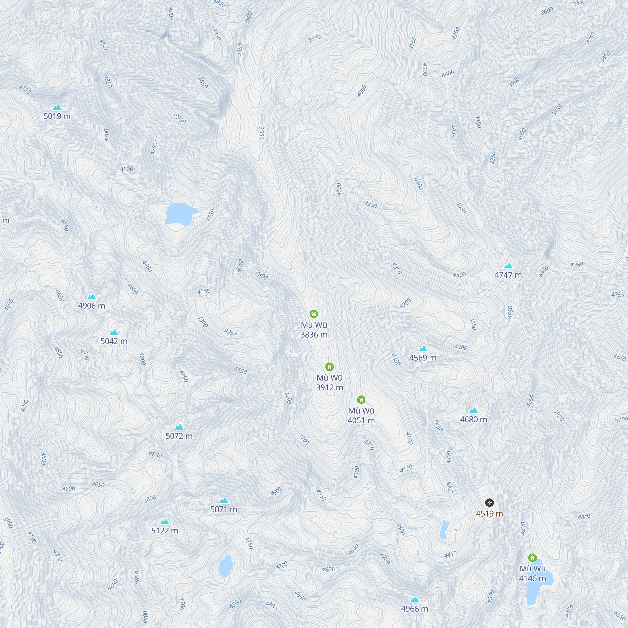 Mù Wū map