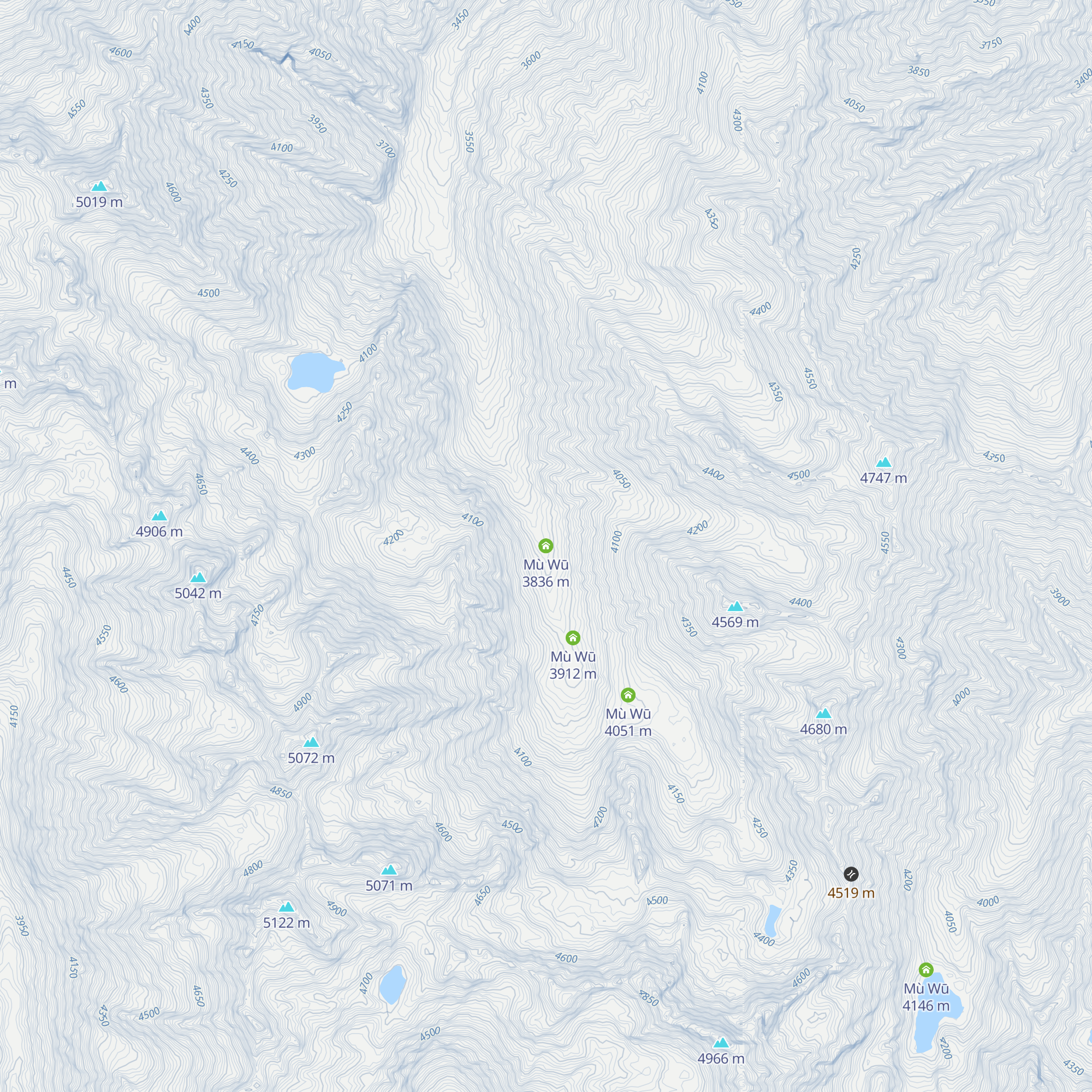 Mù Wū map