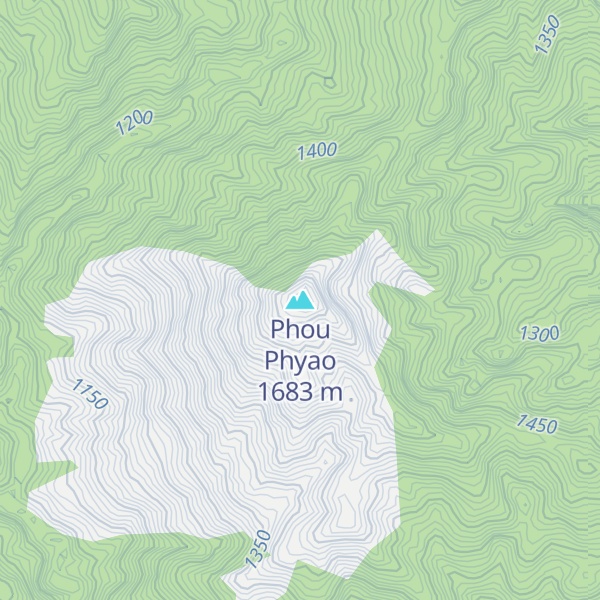 Map of Phou Phyao
