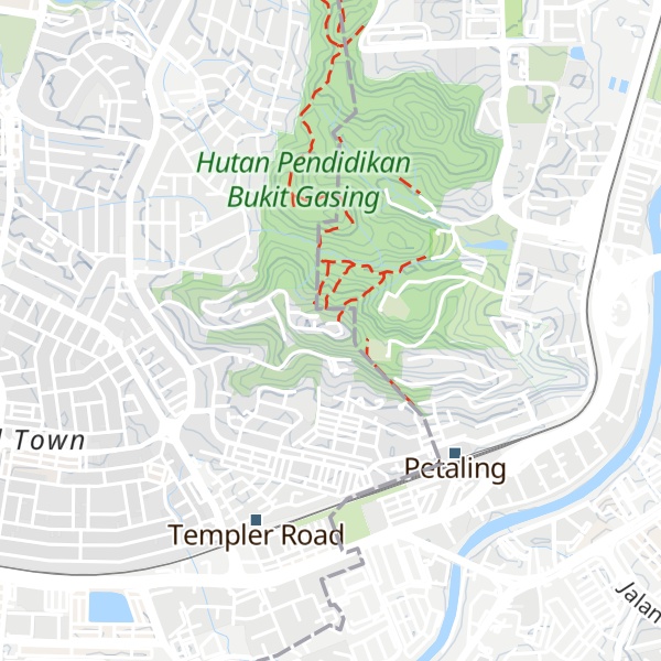 Map of Bukit Gasing