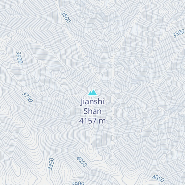 Map of Jianshi Shan