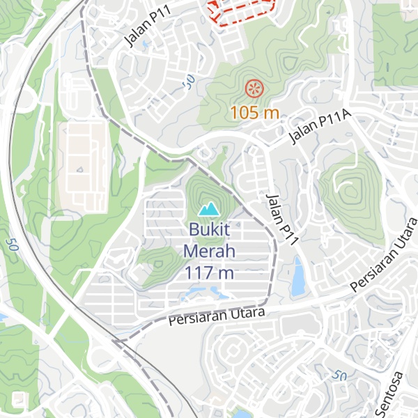 Map of Bukit Merah