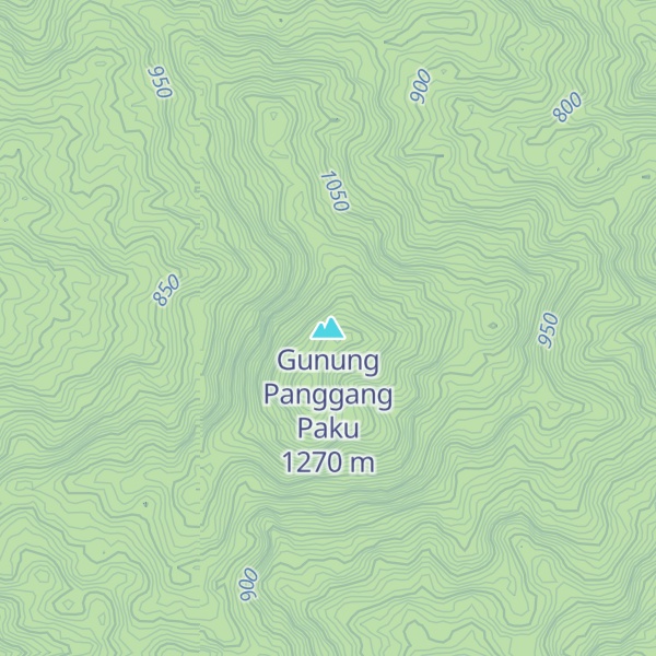 Map of Gunung Panggang Paku