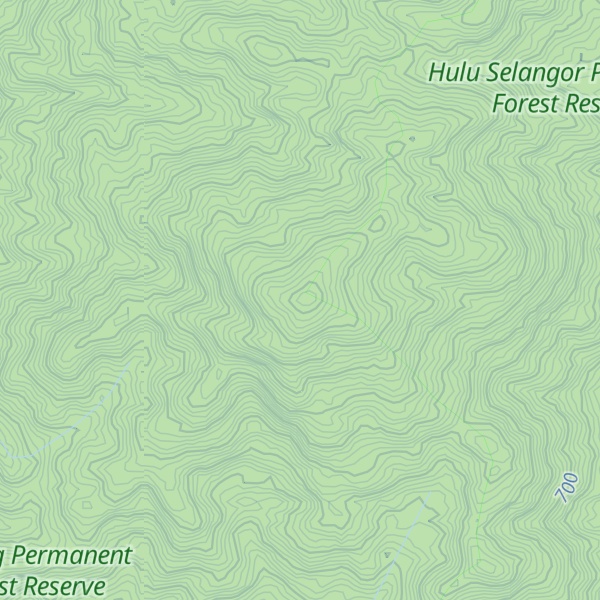 Map of Gunung Hulu Lenik