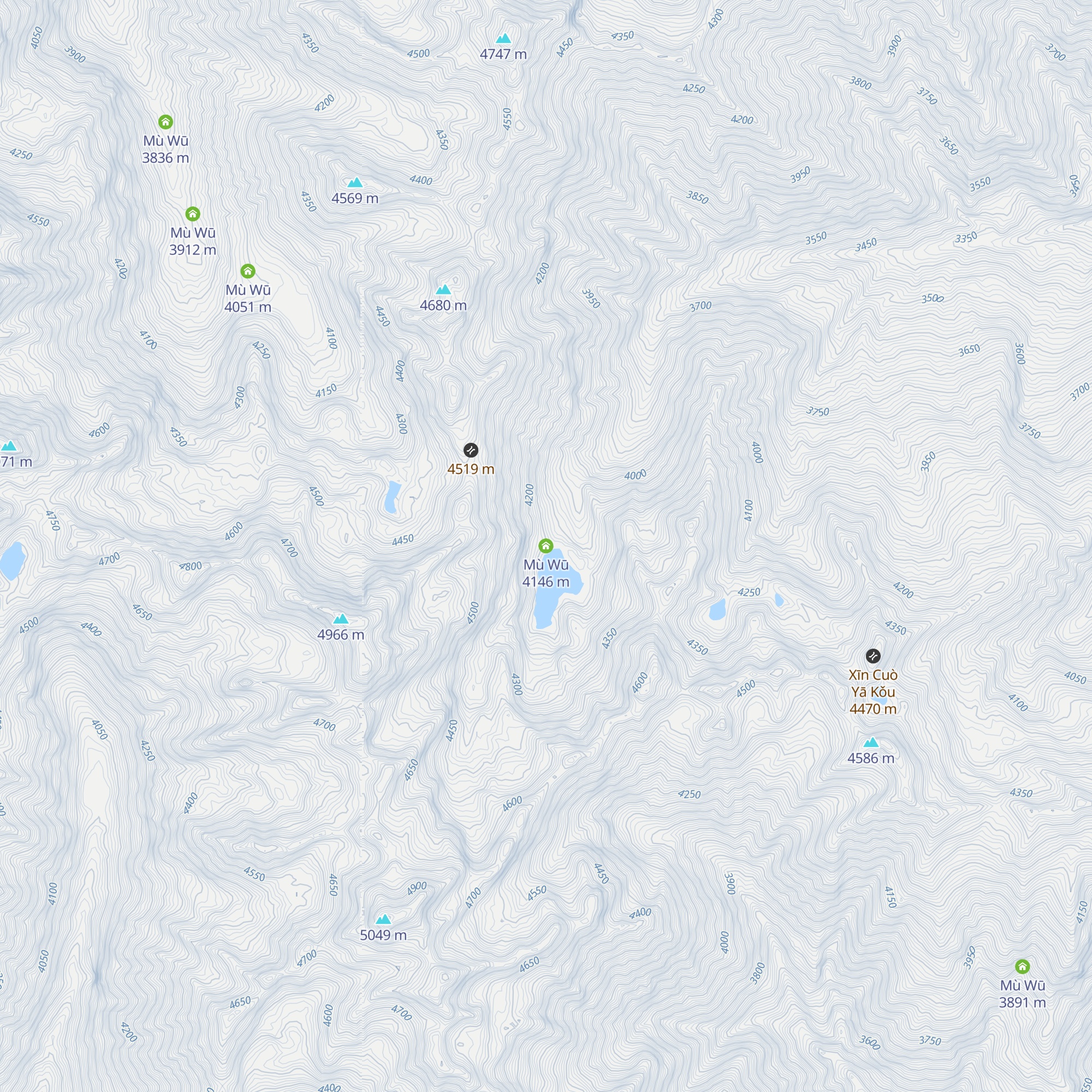 Mù Wū map