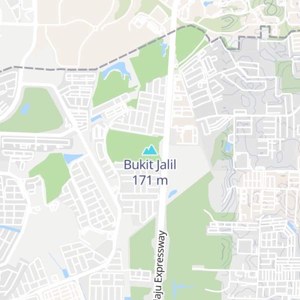 Map of Bukit Jalil