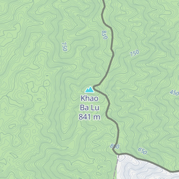 Map of Khao Ba Lu