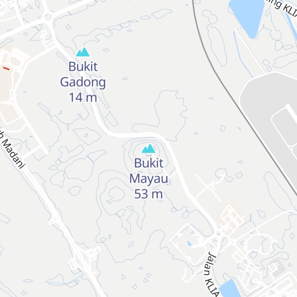 Map of Bukit Mayau