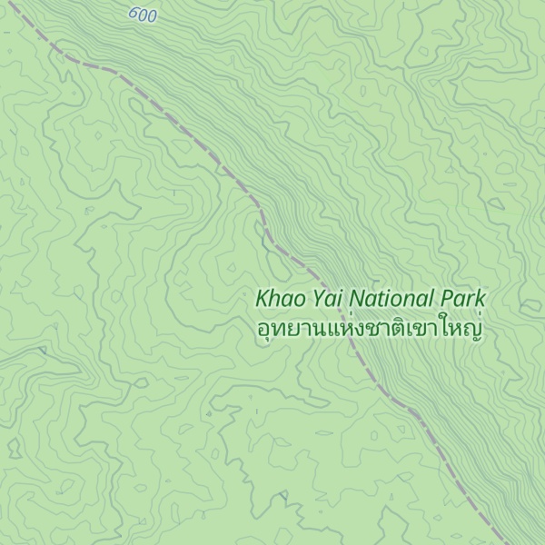 Map of Khao Kamphaeng