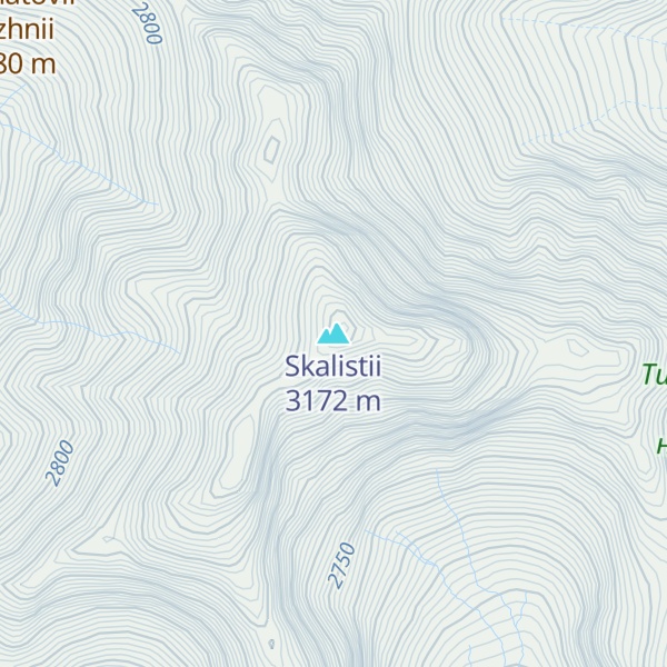 Map of Skalistii