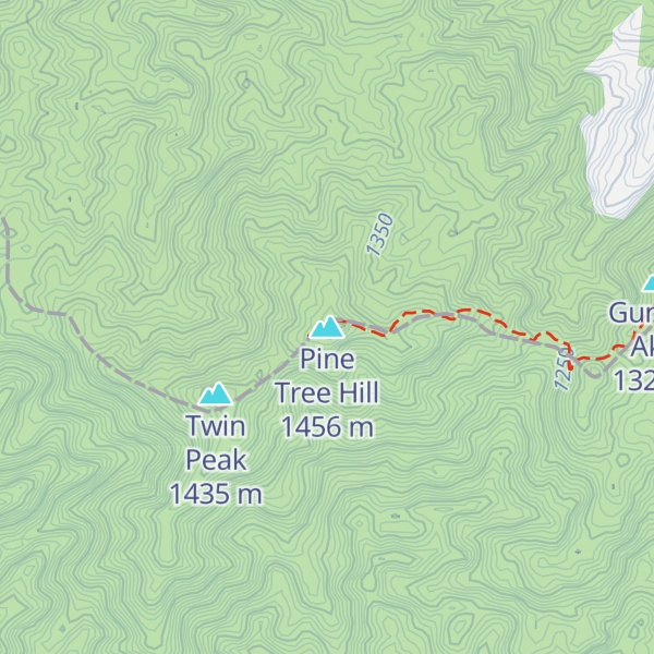 Map of Pine Tree Hill