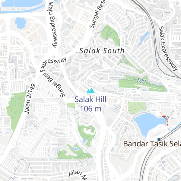 Map of Salak Hill