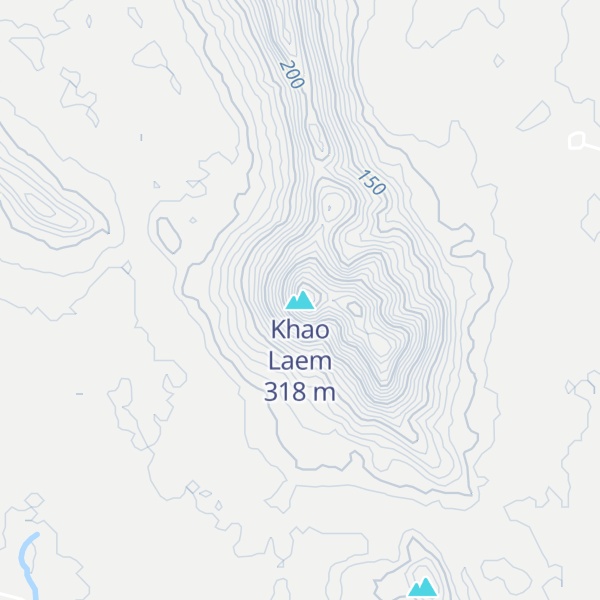Map of Khao Laem