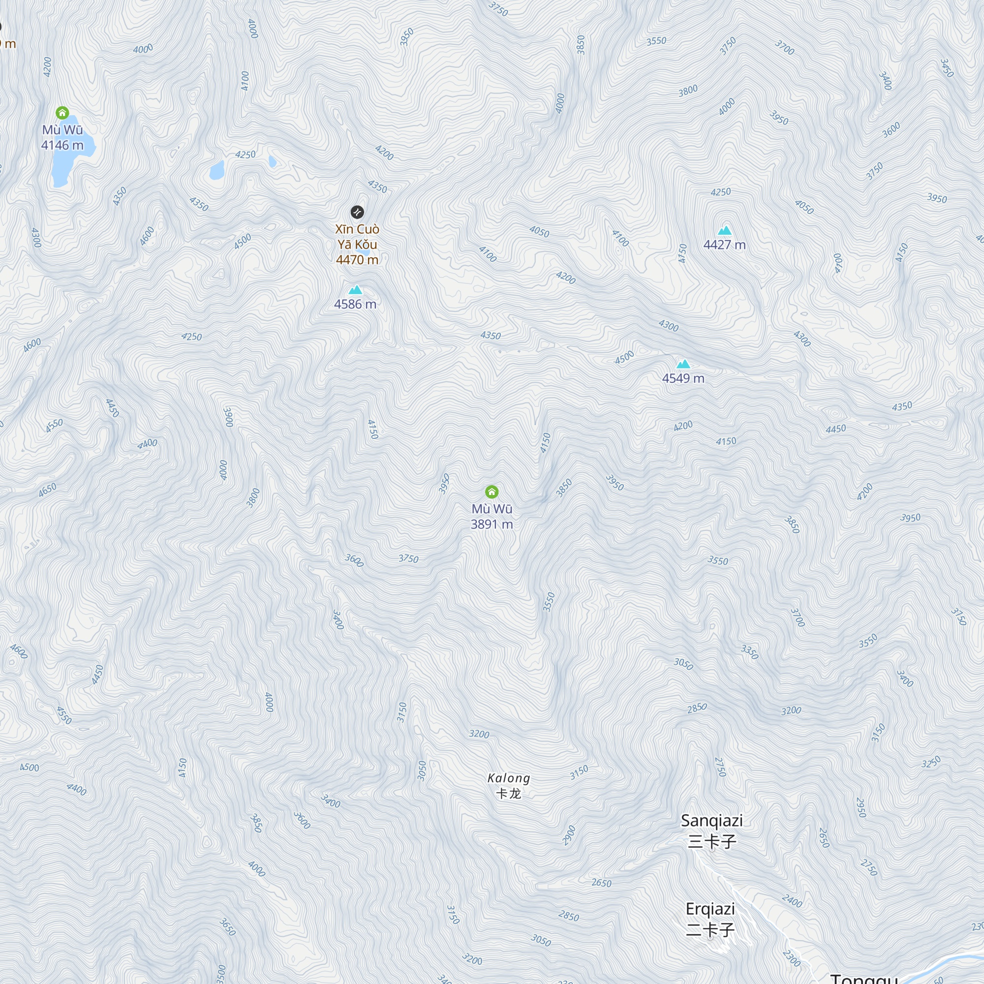 Mù Wū map