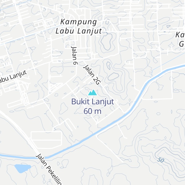 Map of Bukit Lanjut
