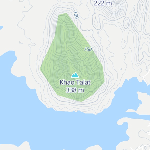 Map of Khao Talat
