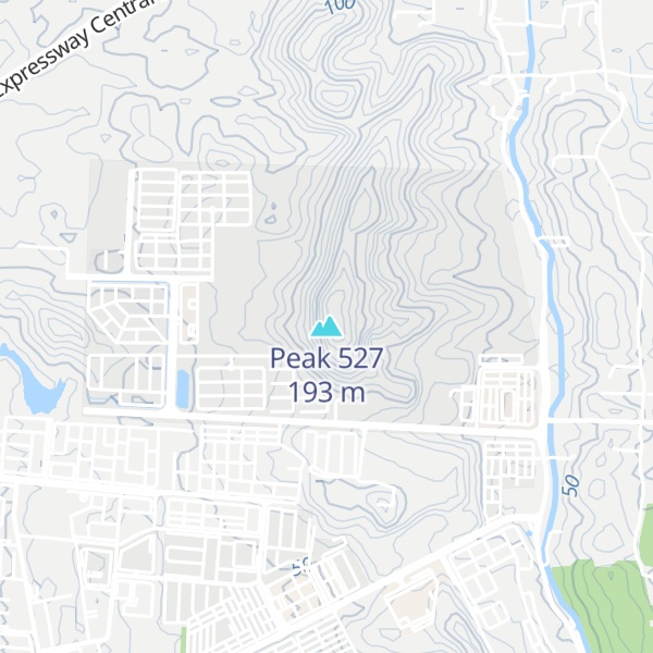 Map of Peak 527