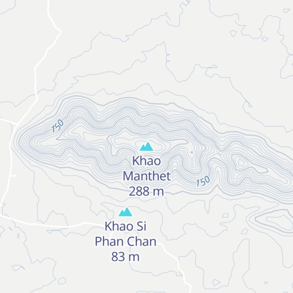 Map of Khao Manthet