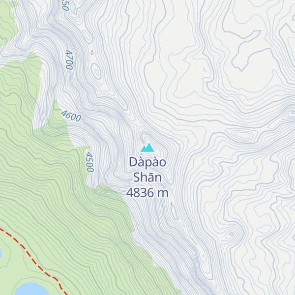 Map of Dàpào Shān