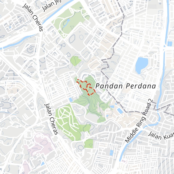 Map of Pudu Hill