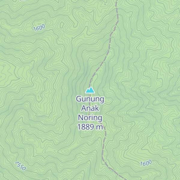 Map of Gunung Anak Noring