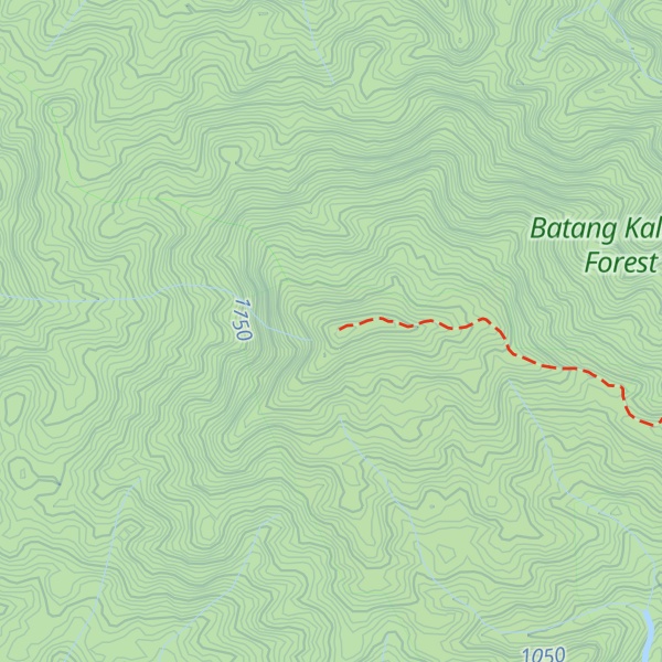 Map of Gunung Bunga Buah