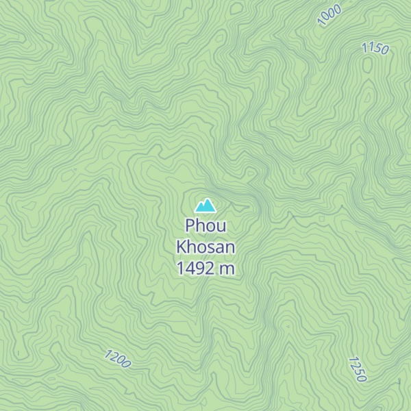 Map of Phou Khosan