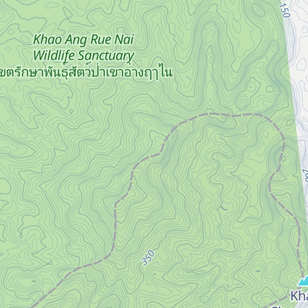 Map of Khao Cha Om