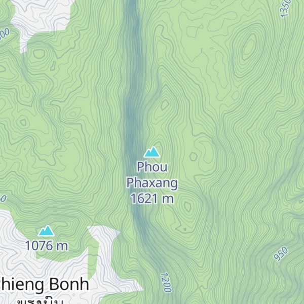 Map of Phou Phaxang